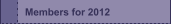 Members for 2012